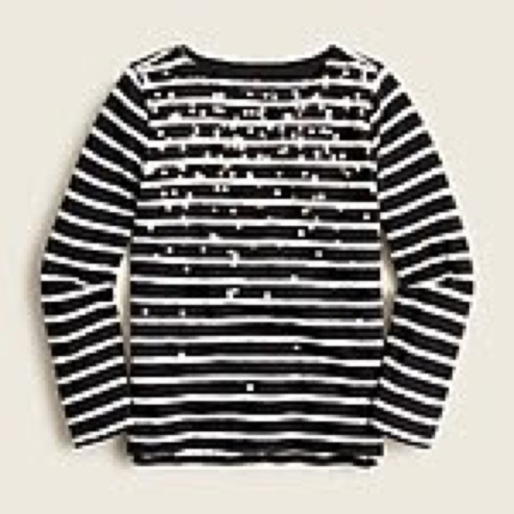 J Crew Crewcuts Falling Stars Striped Toddler Girls Top